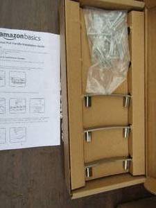 lot 326 image: Cabinet pulls 2 boxes with 10 in each including hard wear and box of screws