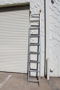 lot 81 image: Werner Aluminum Ladder Model D716-2