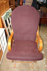 lot 90 image: Glider Rocking Chair