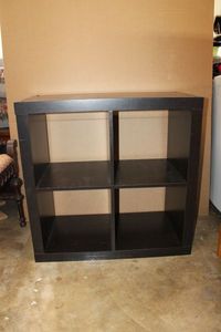 lot 95 image: Square Storage Shelf with 4 Compartments 31 x 31