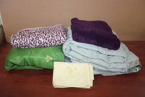 lot 117 image: Sleeping Bag and Blankets as shown