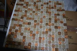 lot 166 image: Glass Mosaic Tiles, 5 Boxes