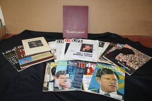 lot 155 image: JFK Magazines and Book Collection for 1960s