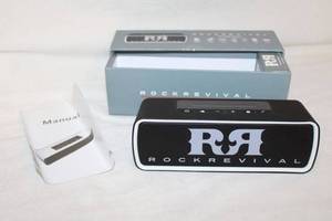 lot 200 image: Rock Revival Bluetooth Speaker. New in box. Works.