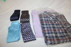 lot 264 image: Mens Shirts Brooks Brothers Size M and Ties