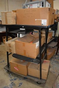 lot 216 image: Rolling Industrial Cart (Contents not included)