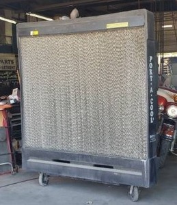 lot 2 image: Massive Portacool 48 2 Speed Evaporative Cooler w Rollers
