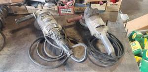 lot 248 image: Lot of 2 Heavy Duty Angle Sanders - Milwaukee and Black & Decker
