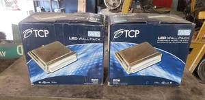 lot 334 image: Lot of 2 New TCP LED 80W (5000K) Lights.  For Inside Trailer or On Wall.