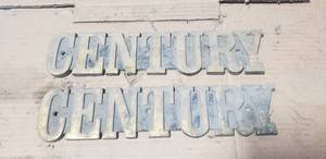 lot 355 image: Pair of 2 Brass Century Freight Truck Badges