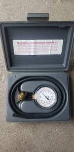 lot 361 image: Marshall Excelsior Low Pressure Test Gauge 50LP-B w Case