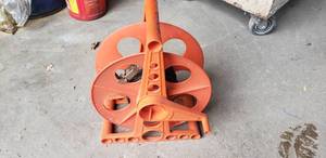 lot 385 image: Ground Wire Spool w Connectors & Reel
