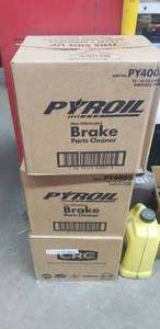 lot 456 image: 3 Cases of Pyroil PY4003 Non-Chlorinated Brake Parts Cleaner - 12 Cans Per Case, 36 Total