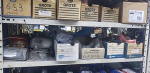 lot 479 image: Shelf Contents - TruckTrailer Lights and More  THIS ITEM MUST BE PICKED UP WEDNESDAY OR THURSDAY