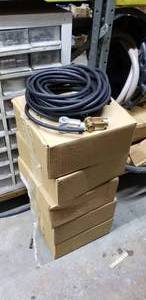 lot 493 image: 5 Boxes of Asphalt Coated Fabric Loom
