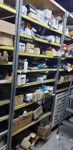 lot 523 image: Contents of Shelf - Contents Include Air Brake Valves and Modules - Shelf NOT Included  THIS ITEM MUST BE PICKED UP WEDNESDAY OR THURSDAY