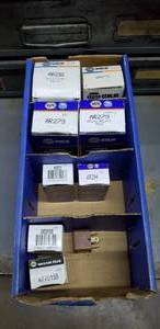lot 553 image: Box of Misc Relays.  See Part #s for Specifics  THIS ITEM MUST BE PICKED UP WEDNESDAY OR THURSDAY