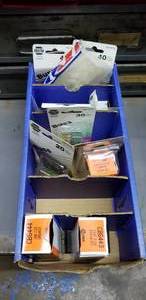 lot 557 image: Box of Misc Circuit Breakers. See Part #s for Specifics  THIS ITEM MUST BE PICKED UP WEDNESDAY OR THURSDAY