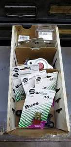 lot 558 image: Box of Misc Circuit Breakers. See Part #s for Specifics  THIS ITEM MUST BE PICKED UP WEDNESDAY OR THURSDAY