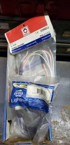 lot 569 image: Box of Harnesses and Misc Wiring.  See Part #s for Specifics  THIS ITEM MUST BE PICKED UP WEDNESDAY OR THURSDAY