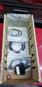 lot 589 image: Box of Misc Rings, Seals & Switch.  See Part #s for Specifics  THIS ITEM MUST BE PICKED UP WEDNESDAY OR THURSDAY