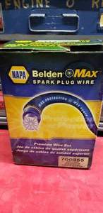 lot 615 image: Napa Belden Max Spark Plug Wire Set - Part #700955  THIS ITEM MUST BE PICKED UP WEDNESDAY OR THURSDAY