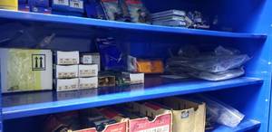 lot 625 image: Shelf Contents - Automotive Replacement Bulbs, LED, Harnesses & More  THIS ITEM MUST BE PICKED UP WEDNESDAY OR THURSDAY