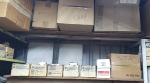 lot 663 image: Shelf Contents - Bearings, Thermostats, Air Filter & More  THIS ITEM MUST BE PICKED UP WEDNESDAY OR THURSDAY