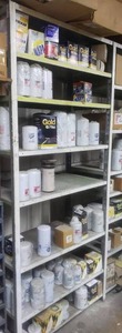 lot 667 image: Contents of Shelf - Oil Filters.  Shelf Not Inlcuded.  THIS ITEM MUST BE PICKED UP WEDNESDAY OR THURSDAY