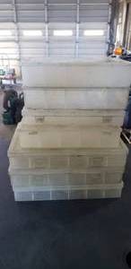 lot 711 image: Lot of 7 Empty Parts Cases