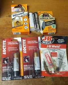 lot 740 image: Lot of Adhesives & Epoxies