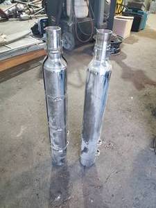 lot 216 image: Pair of Harley Davidson 65254-00A Exhaust Mufflers