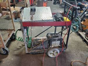 lot 300 image: Trailer Light Testing Machine.  Tests 4, 6 & 7 Wire Light & ABS Testing w Battery, Battery Charger & Cart