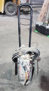 lot 320 image: Cambell Hausfeld Commercial Airless Paint Sprayer, 34HP, .44 GPM w Hose & Spray Gun