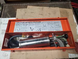 lot 365 image: Kinetic Water Ram w Metal Carrying Case