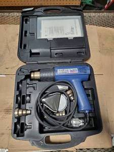 lot 368 image: Steinel HL1802E 1500W Electronic Heat Gun w Attachments