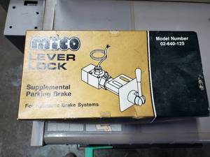 lot 409 image: Mico Lever Lock Supplemental Parking Brake - Model 02-640-125