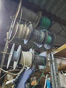 lot 522 image: 8 Spools of Electrical Wire