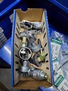 lot 579 image: Lot of Valves, Switches, and Sensors.  See Part #s for Specifics   THIS ITEM MUST BE PICKED UP WEDNESDAY OR THURSDAY