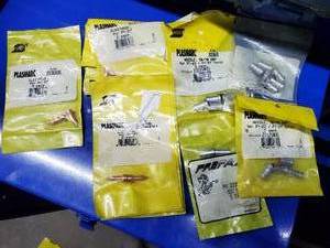 lot 616 image: Lot of Plasmarc and Profax Electrodes and Nozzles  THIS ITEM MUST BE PICKED UP WEDNESDAY OR THURSDAY