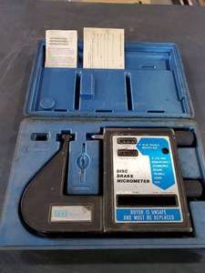 lot 687 image: ITT Aimco Disc Brake Micrometer w Case & Manual