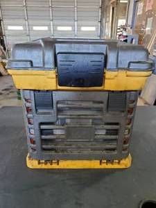 lot 694 image: Plano ToolTackle Box Full of AC Repair Parts.  Box & Contents Included.
