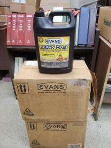lot 831 image: 2 Cases on Evans Heavy Duty Waterless Engine Coolant, 1 Gallon Each