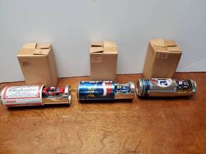 lot 926 image: Lot of 3 Action Diecast Race Car In A Can.  Jeff Gordon, Dale Earnhardt Jr & Rusty Wallace