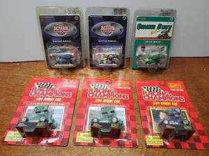 lot 938 image: Lot of 6 Diecast Sprint Cars.  Sammy Swindell, Donnie Schatz, Steve Kinser (x3) & Jimmy Carr