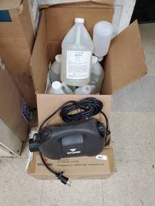 lot 945 image: XPower Electric Fogger Model F-8 with Bio San 4 Disinfectant