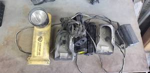 lot 814 image: Streamlight Survivor 90 Degree LED Flashlight w Extra Batteries, 2 Charger Bases & Power Cords