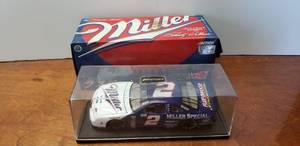lot 864 image: Action Diecast 124 1997 Rusty Wallace #2 Miller Ford Thunderbird w Plastic Display Case, Limited Edition