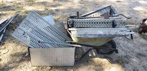 lot 954 image: Wheel Barrow of Scrap Metal
