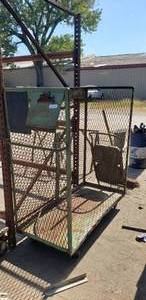 lot 963 image: Industrial Metal Cart